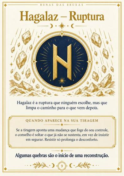 Página do material — runa Hagalaz — Ruptura