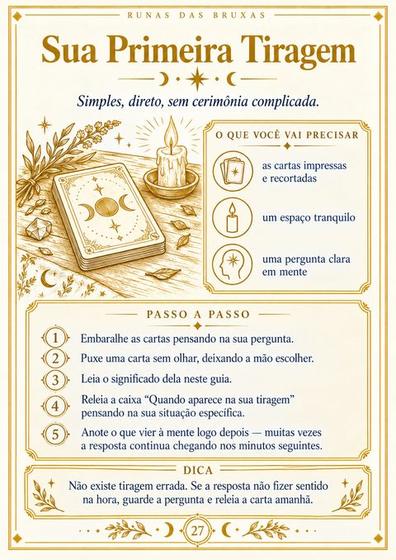 Página do material — Sua Primeira Tiragem